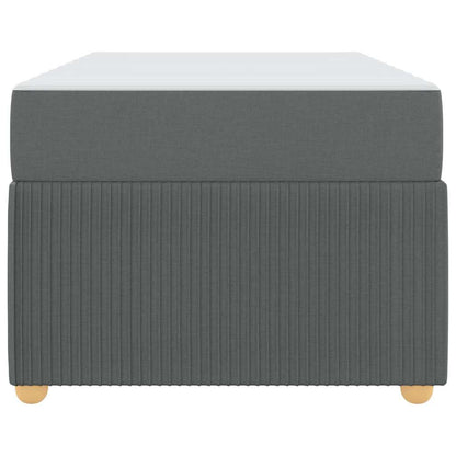 Struttura del letto Grigio scuro 100 x 200 cm Tessuto | homemem39