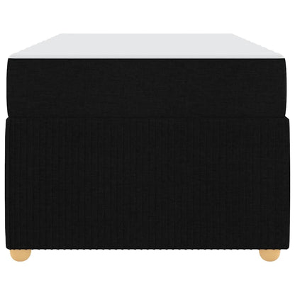 Struttura del letto con materasso Nero 100 x 200 cm Tessuto