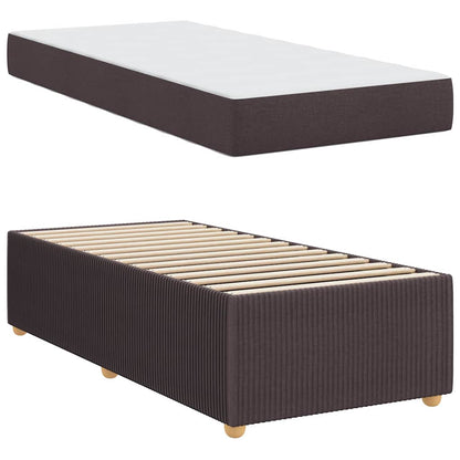 Struttura del letto Marrone Scuro 100 x 200 cm Tessuto | homemem39