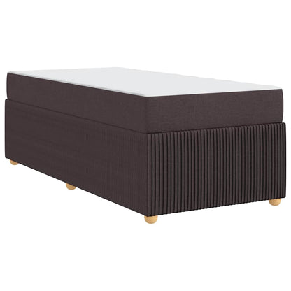 Struttura del letto Marrone Scuro 100 x 200 cm Tessuto | homemem39