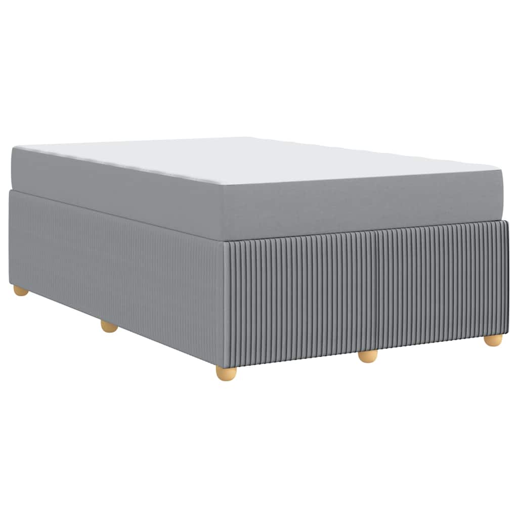 Struttura del letto Grigio chiaro 120 x 190 cm Tessuto