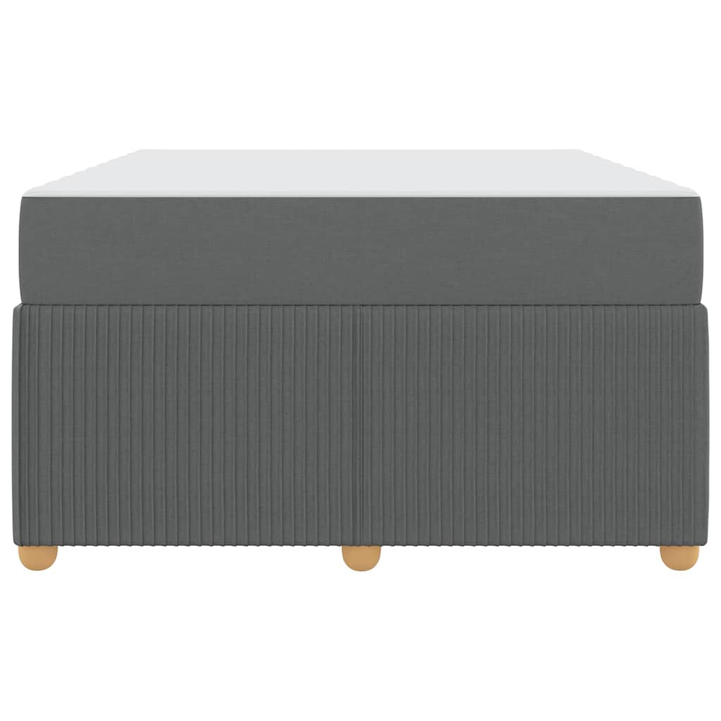 Struttura del letto Grigio scuro 120 x 190 cm Tessuto