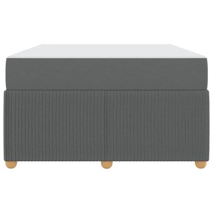 Struttura del letto Grigio scuro 120 x 190 cm Tessuto