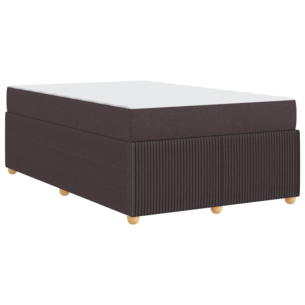 Struttura del letto Marrone Scuro 120 x 190 cm Tessuto | homemem39