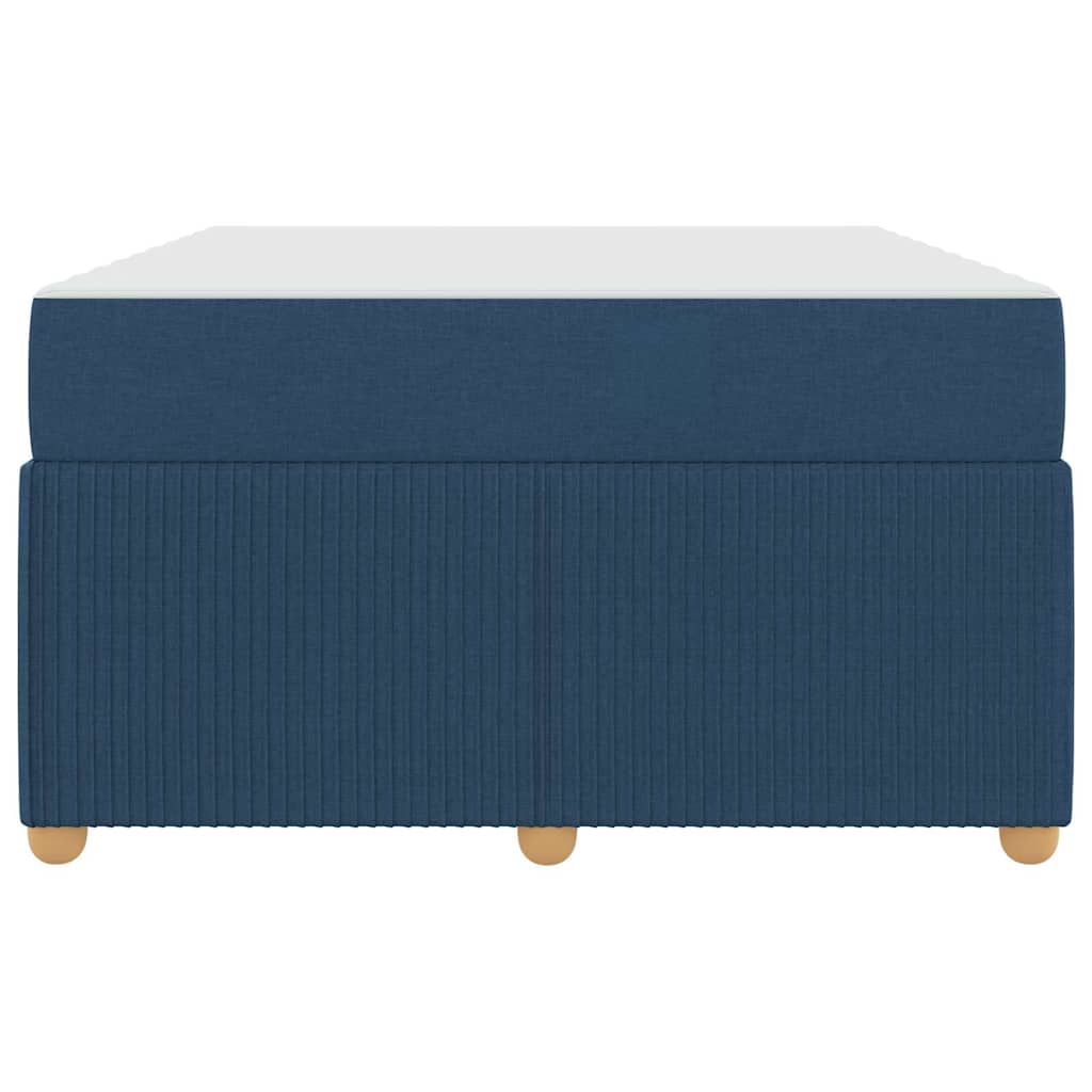 Struttura del letto con materasso Blu 120 x 190 cm Tessuto | homemem39