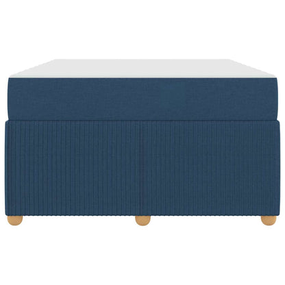 Struttura del letto con materasso Blu 120 x 190 cm Tessuto | homemem39