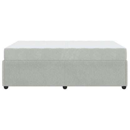 Struttura del letto Grigio chiaro 120 x 190 cm Tessuto | homemem39