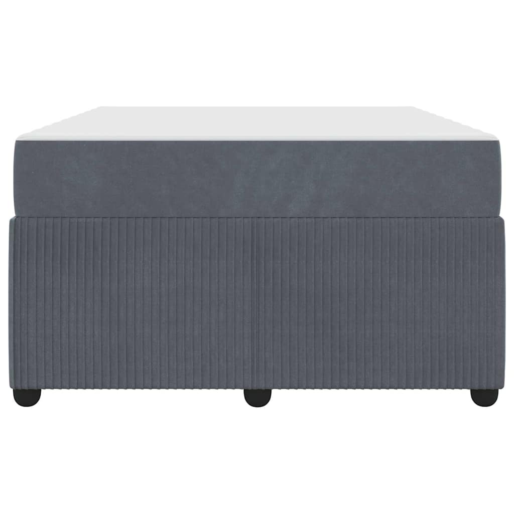 Struttura del letto Grigio scuro 120 x 190 cm Tessuto | homemem39