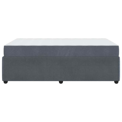 Struttura del letto Grigio scuro 120 x 190 cm Tessuto | homemem39