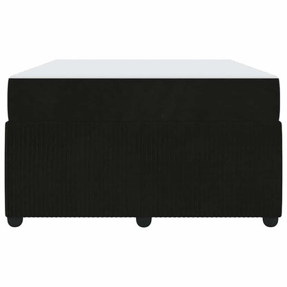 Struttura del letto con materasso Nero 120 x 190 cm Tessuto | homemem39