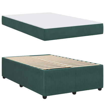 Struttura del letto Verde Scuro 120 x 190 cm Tessuto | homemem39