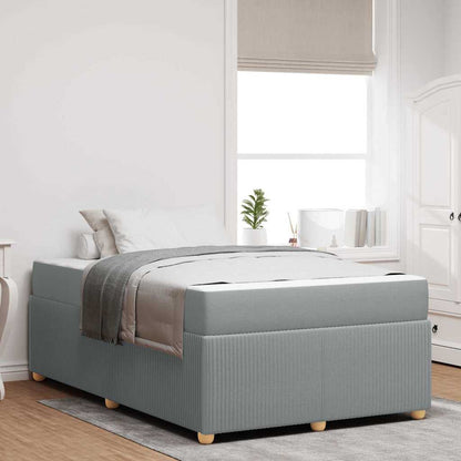 Struttura del letto Grigio chiaro 120 x 200 cm Tessuto | homemem39
