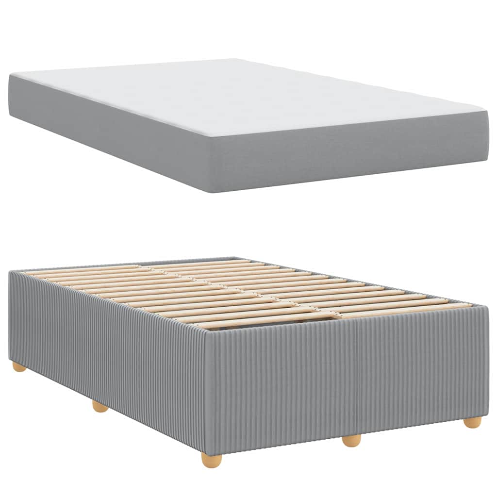 Struttura del letto Grigio chiaro 120 x 200 cm Tessuto | homemem39