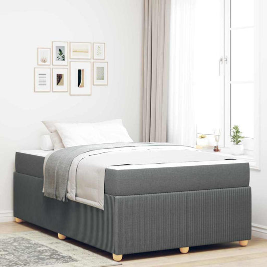 Struttura del letto Grigio scuro 120 x 200 cm Tessuto | homemem39