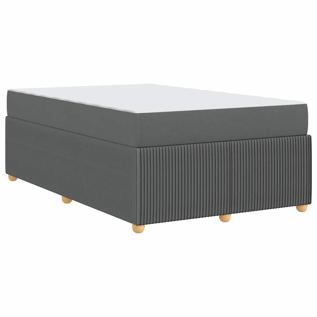 Struttura del letto Grigio scuro 120 x 200 cm Tessuto | homemem39