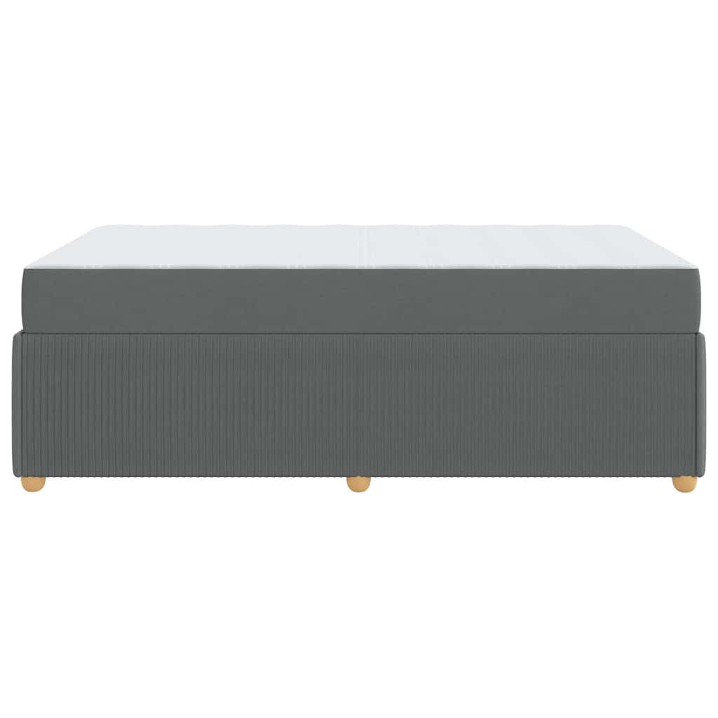 Struttura del letto Grigio scuro 120 x 200 cm Tessuto | homemem39