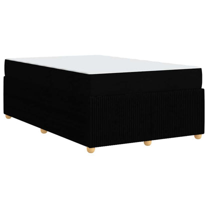 Struttura del letto con materasso Nero 120 x 200 cm Tessuto | homemem39