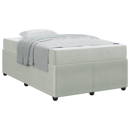 Struttura del letto Grigio chiaro 120 x 200 cm Tessuto | homemem39