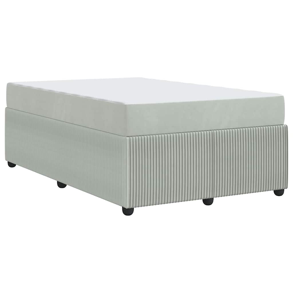 Struttura del letto Grigio chiaro 120 x 200 cm Tessuto | homemem39