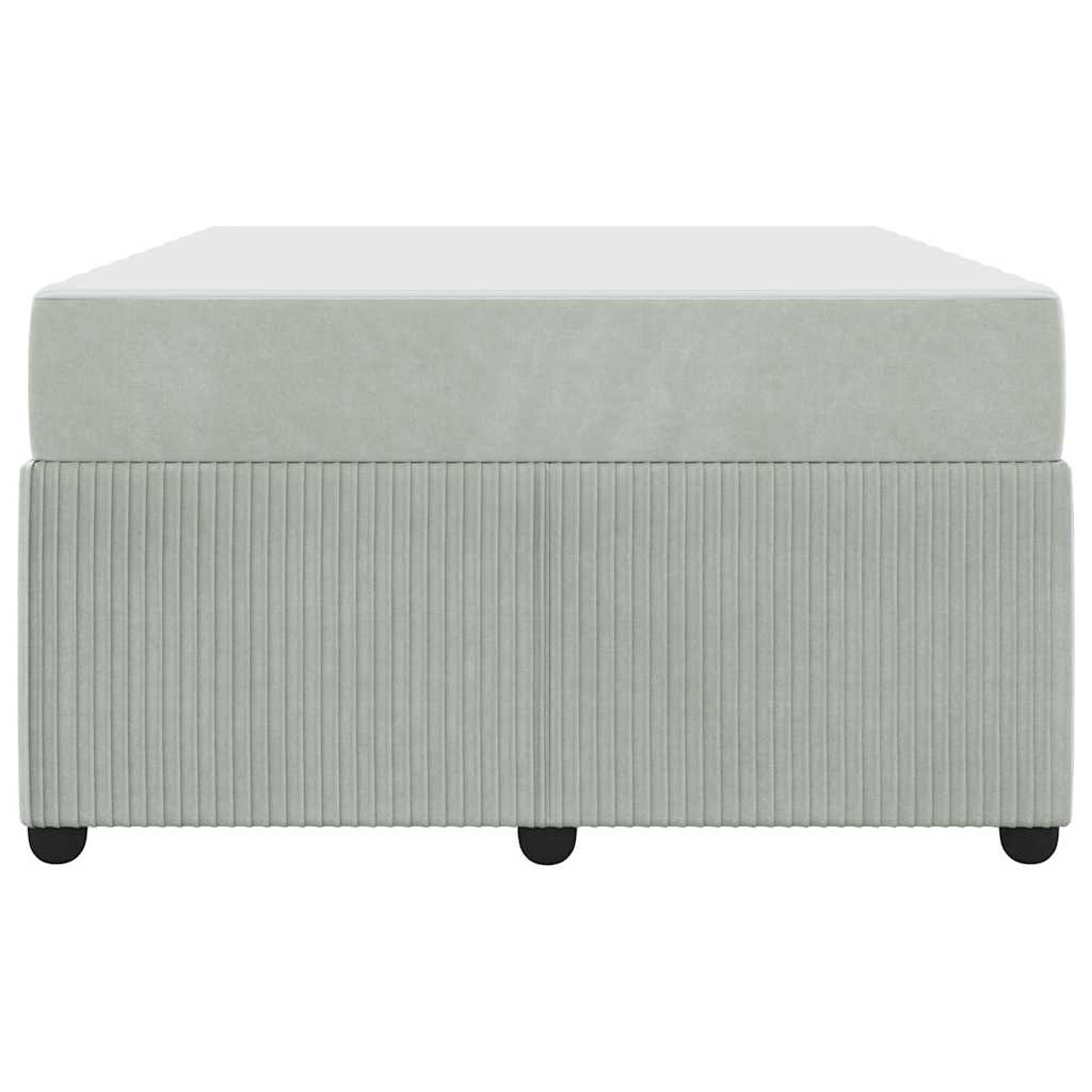 Struttura del letto Grigio chiaro 120 x 200 cm Tessuto | homemem39