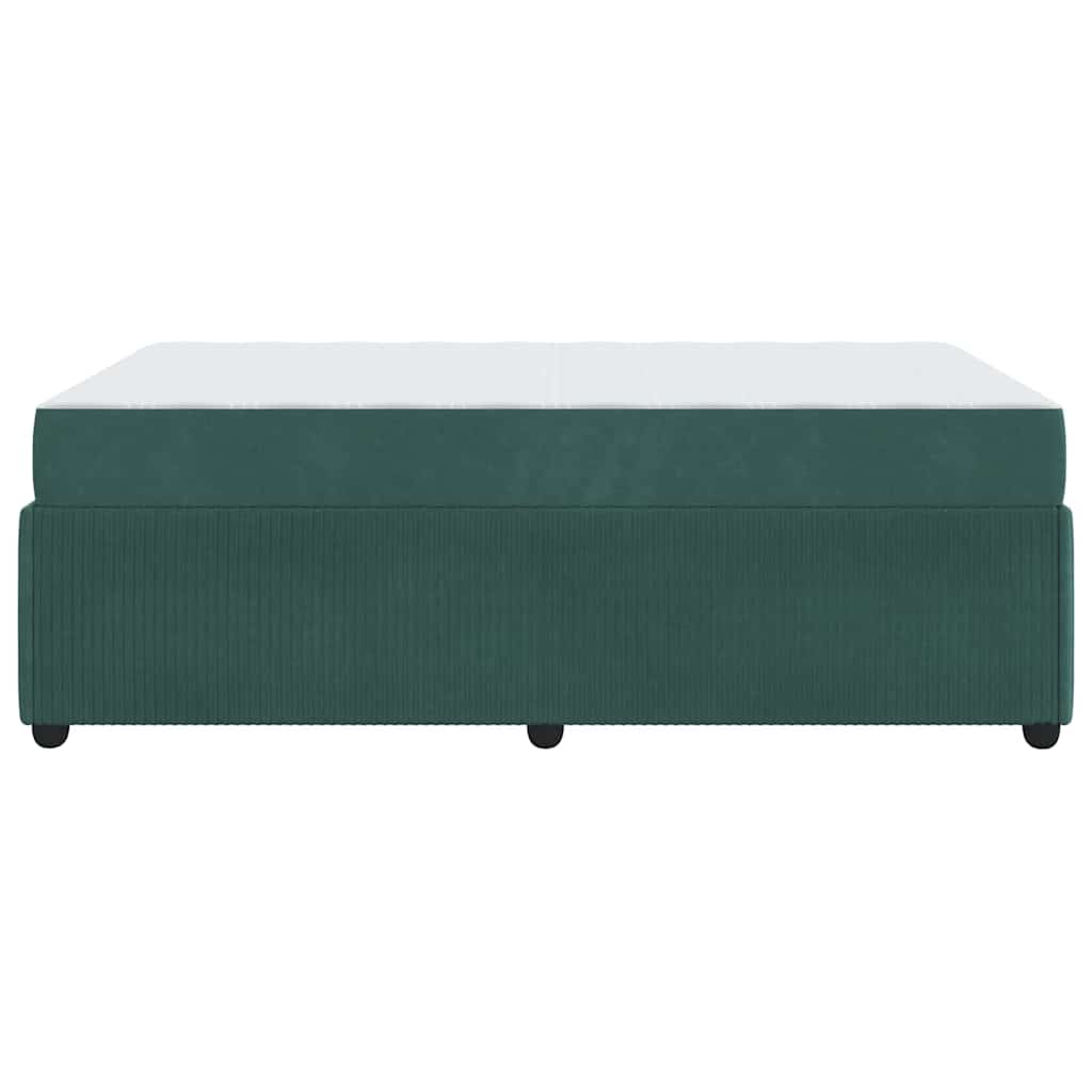 Struttura del letto Verde Scuro 120 x 200 cm Tessuto | homemem39