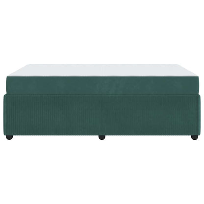 Struttura del letto Verde Scuro 120 x 200 cm Tessuto | homemem39