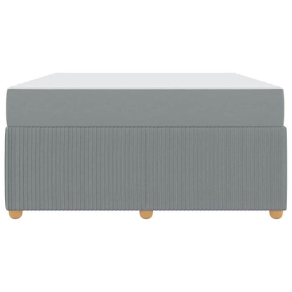 Struttura del letto Grigio chiaro 140 x 200 cm Tessuto