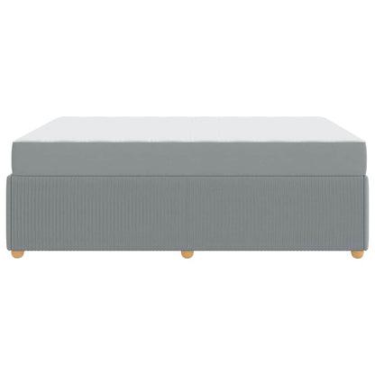 Struttura del letto Grigio chiaro 140 x 200 cm Tessuto