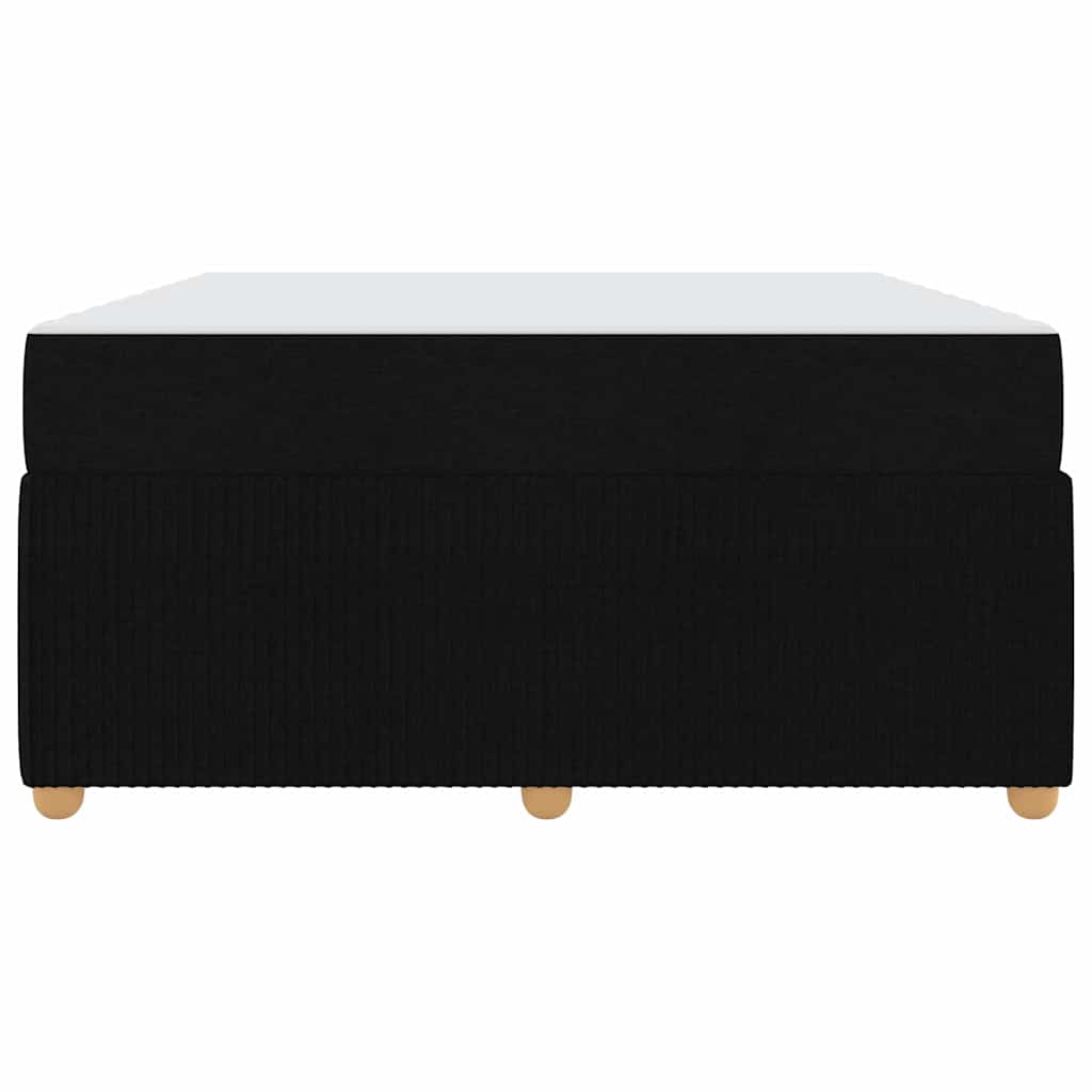 Struttura del letto con materasso Nero 140 x 200 cm Tessuto | homemem39