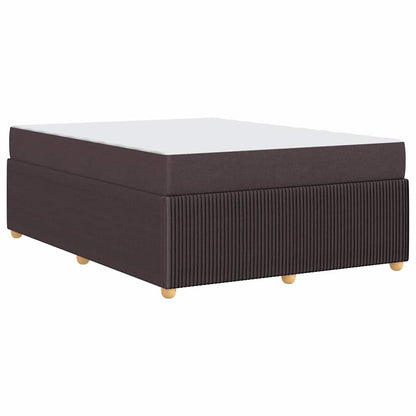 Struttura del letto Marrone Scuro 140 x 200 cm Tessuto | homemem39