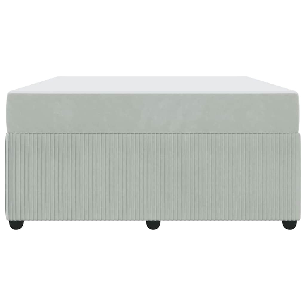Struttura del letto Grigio chiaro 140 x 200 cm Tessuto | homemem39