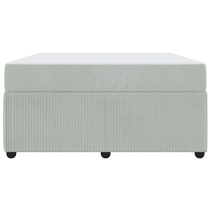 Struttura del letto Grigio chiaro 140 x 200 cm Tessuto | homemem39