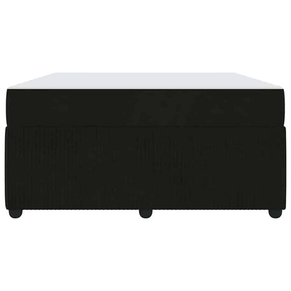 Struttura del letto con materasso Nero 140 x 200 cm Tessuto | homemem39