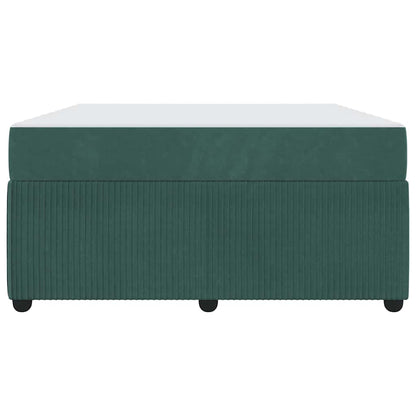 Struttura del letto Verde Scuro 140 x 200 cm Tessuto | homemem39