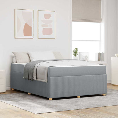 Struttura del letto Grigio chiaro 160 x 200 cm Tessuto | homemem39