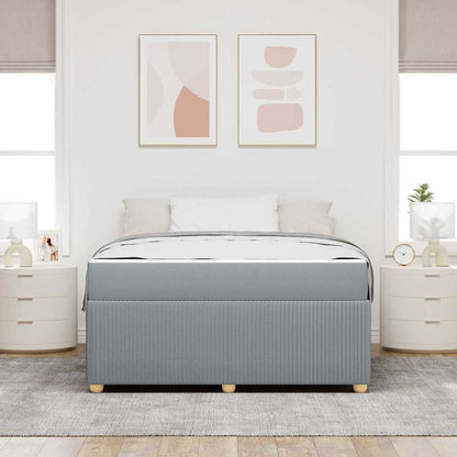 Struttura del letto Grigio chiaro 160 x 200 cm Tessuto | homemem39
