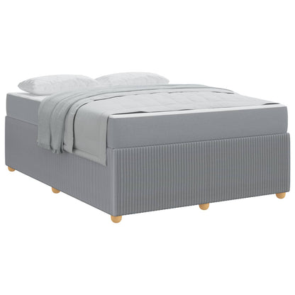 Struttura del letto Grigio chiaro 160 x 200 cm Tessuto | homemem39