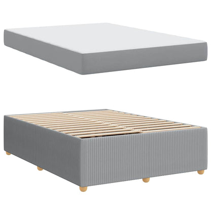 Struttura del letto Grigio chiaro 160 x 200 cm Tessuto | homemem39