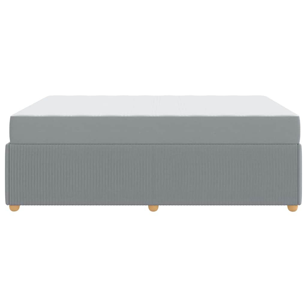 Struttura del letto Grigio chiaro 160 x 200 cm Tessuto | homemem39
