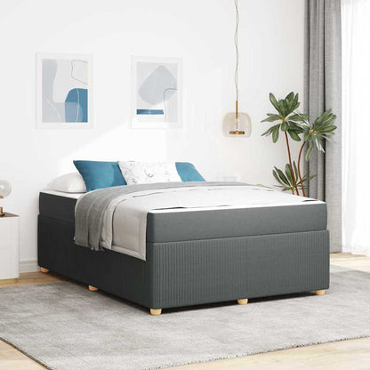 Struttura del letto Grigio scuro 160 x 200 cm Tessuto | homemem39