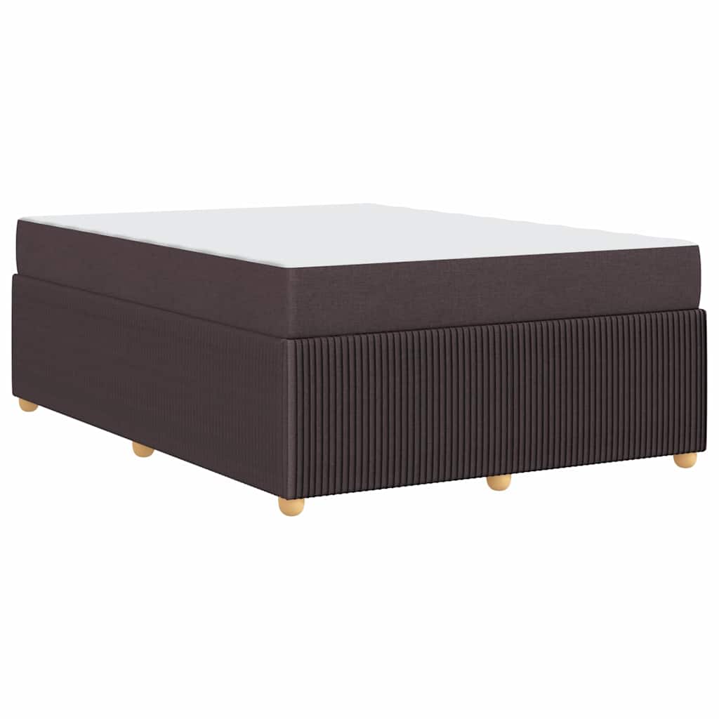 Struttura del letto Marrone Scuro 160 x 200 cm Tessuto | homemem39