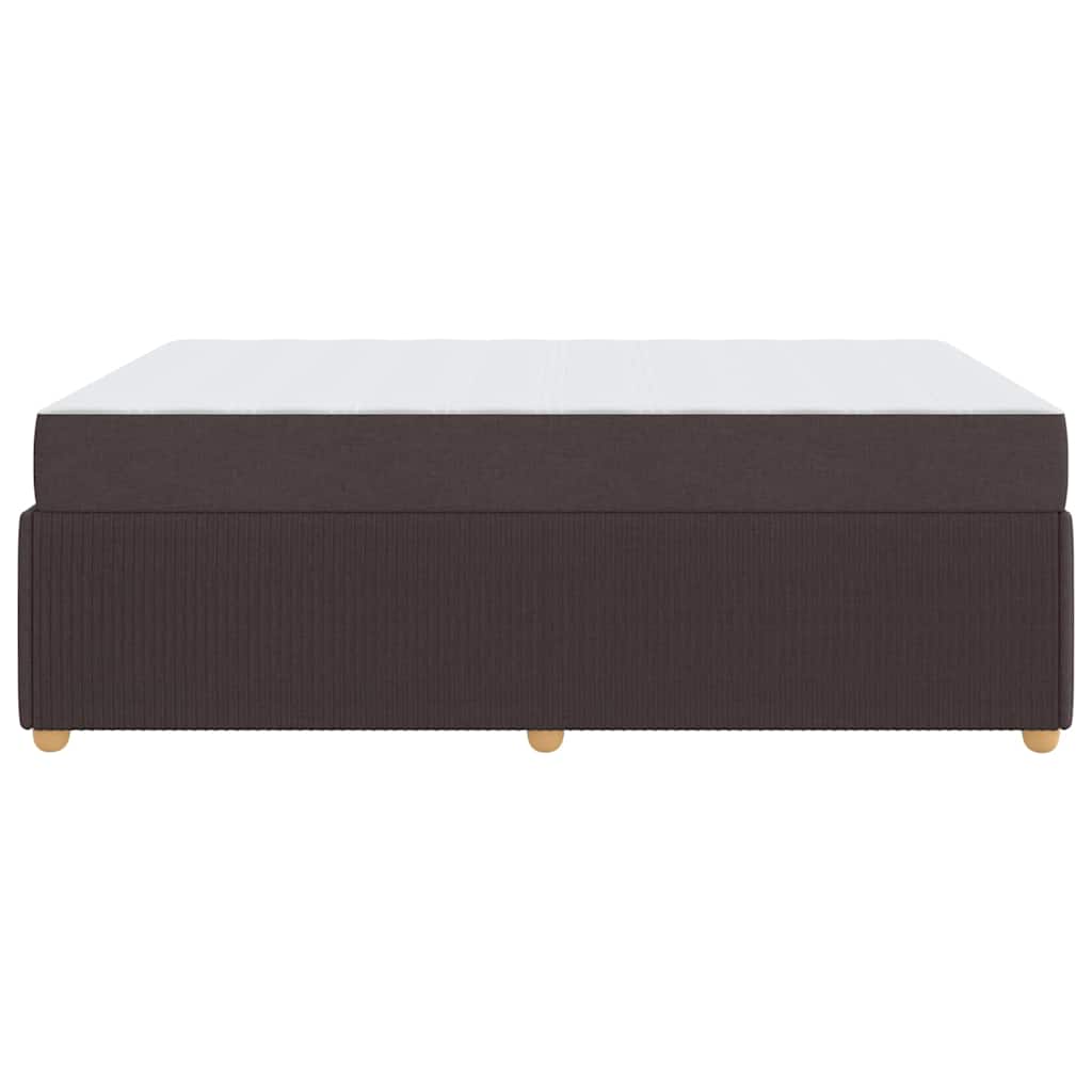 Struttura del letto Marrone Scuro 160 x 200 cm Tessuto | homemem39