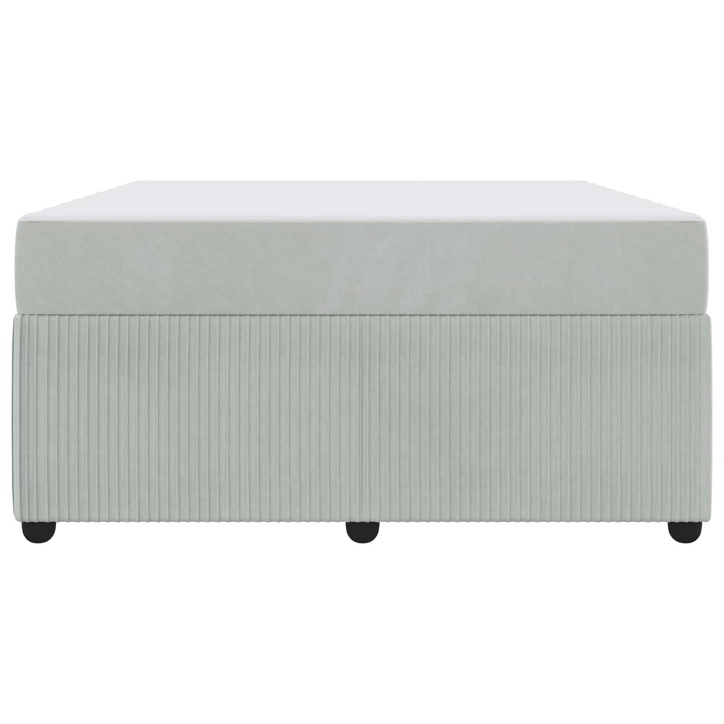 Struttura del letto Grigio chiaro 160 x 200 cm Tessuto | homemem39