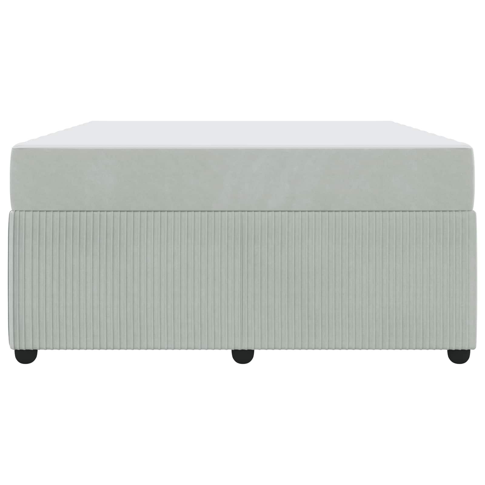 Struttura del letto Grigio chiaro 160 x 200 cm Tessuto | homemem39