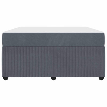 Struttura del letto Grigio scuro 160 x 200 cm Tessuto | homemem39