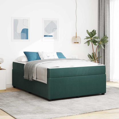 Struttura del letto Verde Scuro 160 x 200 cm Tessuto | homemem39