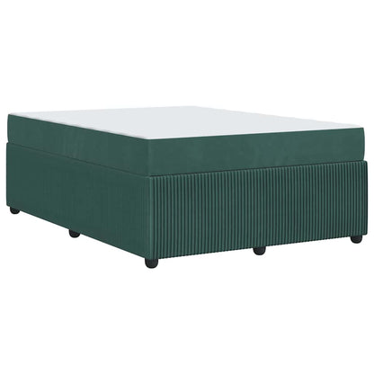 Struttura del letto Verde Scuro 160 x 200 cm Tessuto | homemem39