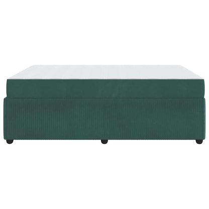 Struttura del letto Verde Scuro 160 x 200 cm Tessuto | homemem39