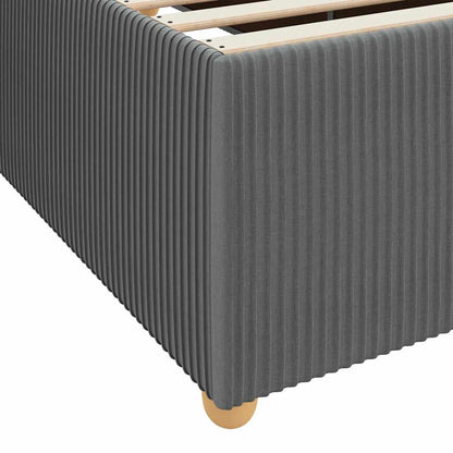Struttura del letto Grigio scuro 180 x 200 cm Tessuto | homemem39