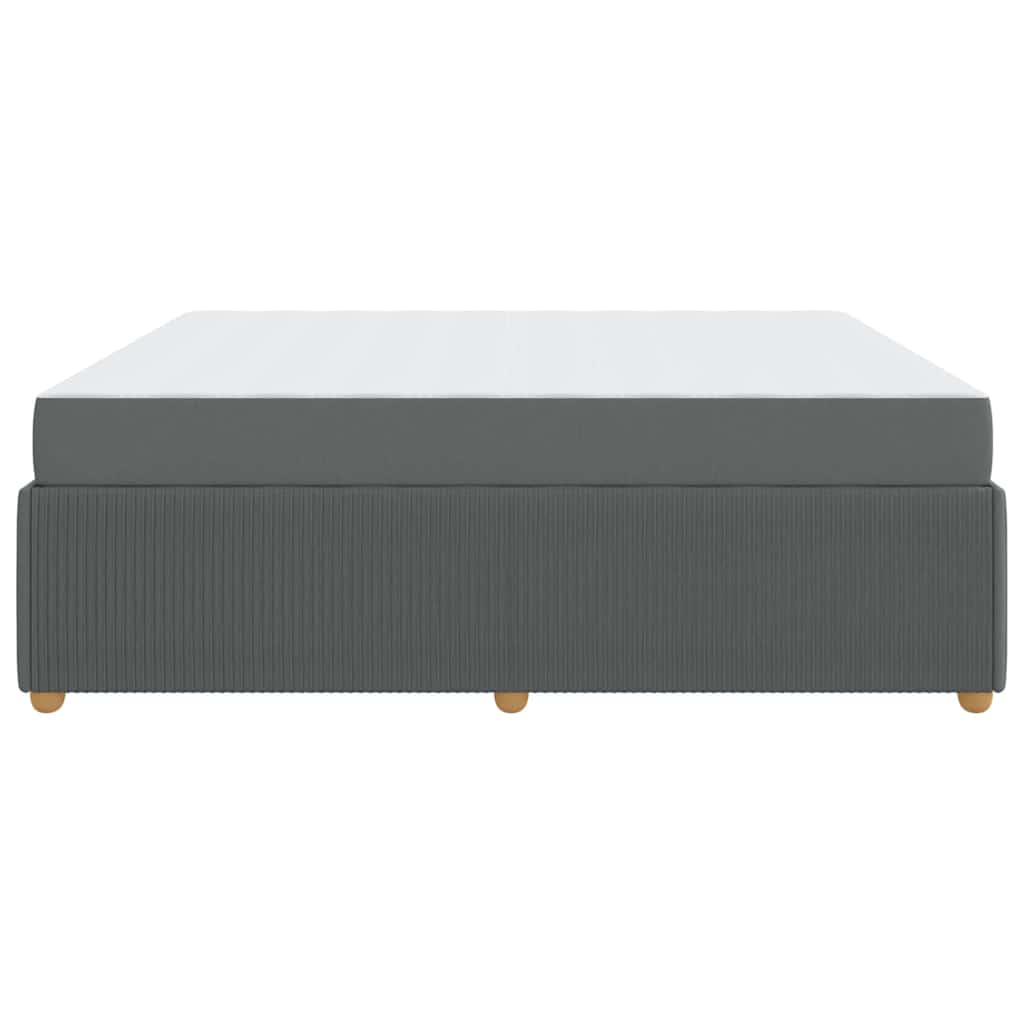 Struttura del letto Grigio scuro 180 x 200 cm Tessuto | homemem39